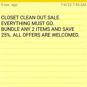 Thanks for checking out my closet.